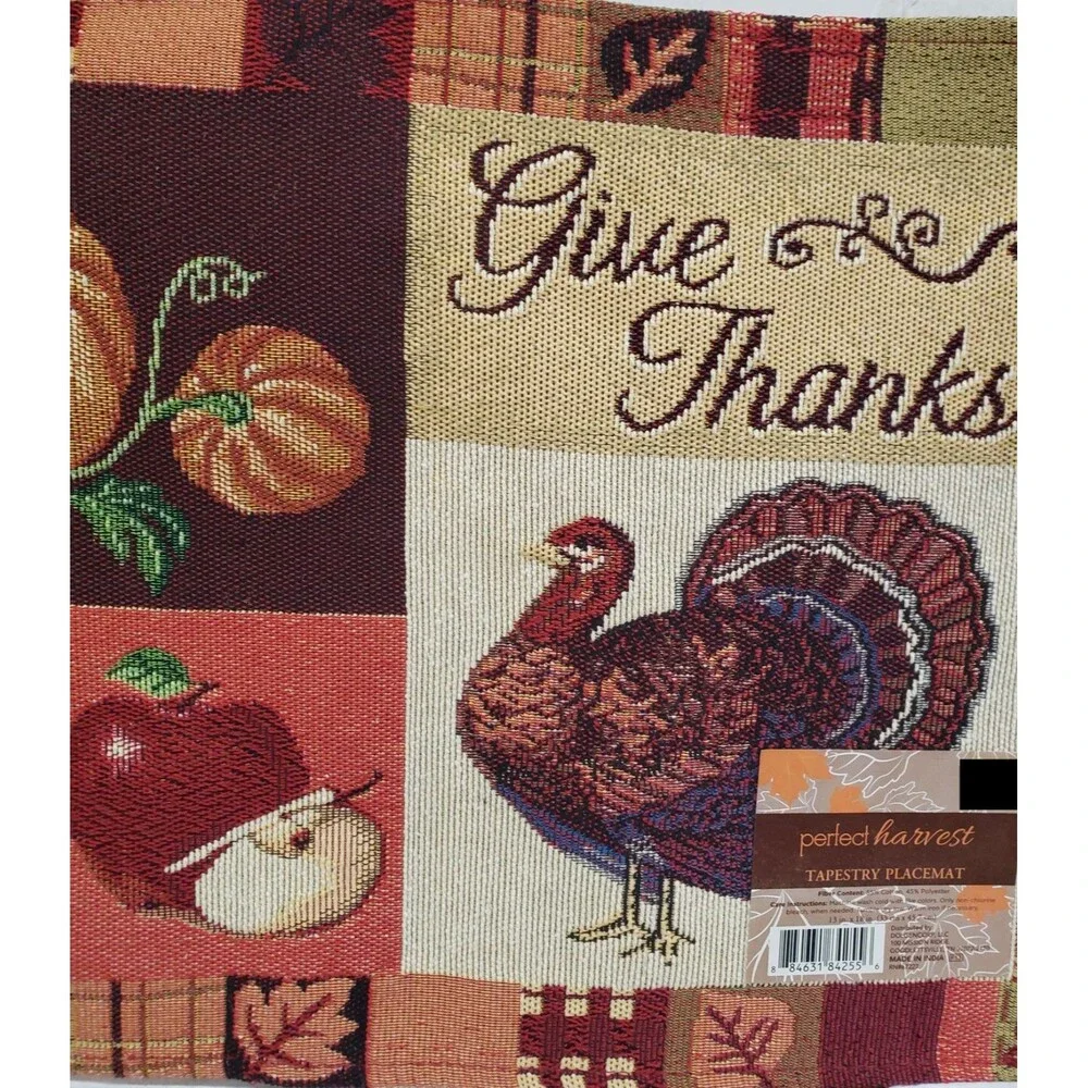 Set of 2 Tapestry Placemats,13